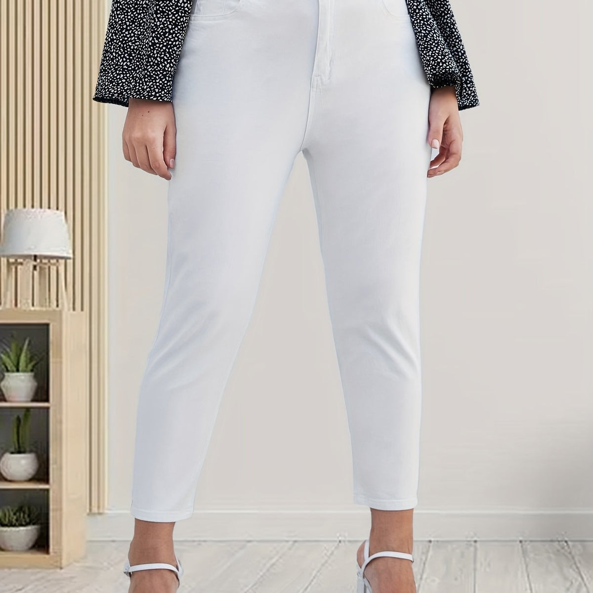  High Rise Skinny Jeans