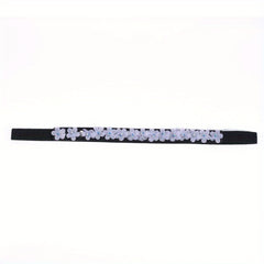 Fabric Flower Decor Thin Belt Solid Waist Belt Classic Dress Coat Girdle