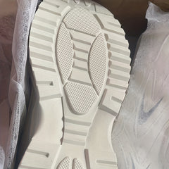 Men's Chunky Lace-Up Sneakers Athletic Shoes