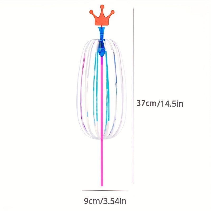 2 Pack Fun Magic Sticks for Kids Twister Music Ribbons Bubble Flowers