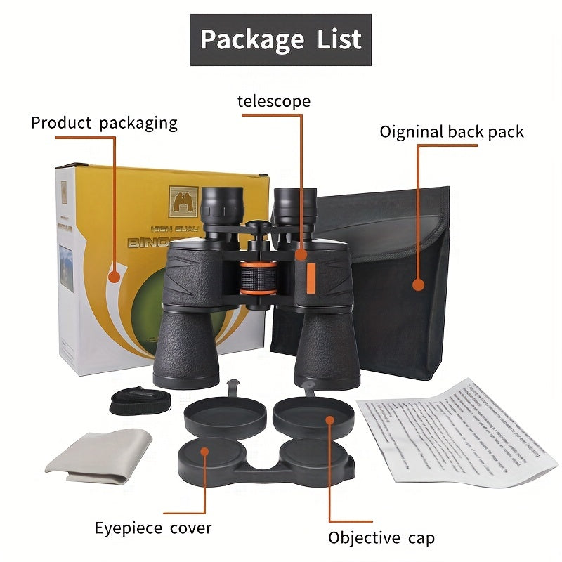 Waterproof Binoculars for Outdoor Activities HD BAK4 Prism Clear Viewing