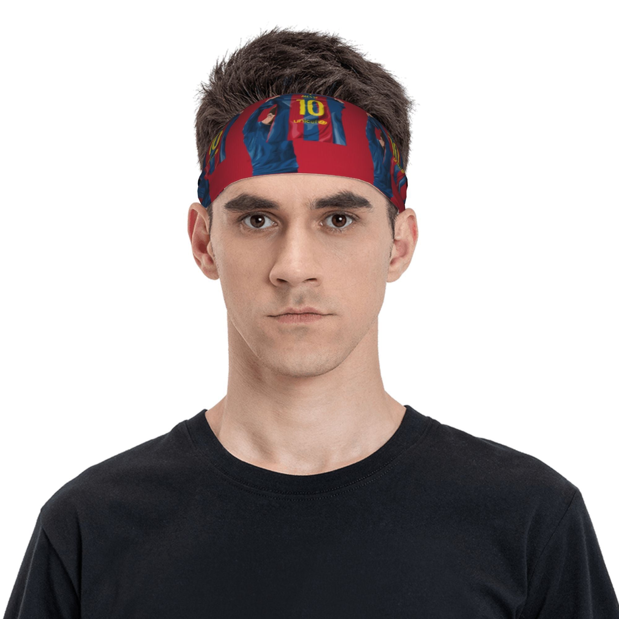 Messi Soccer Jersey Headband Barcelona 10 Non Slip Sport Headband