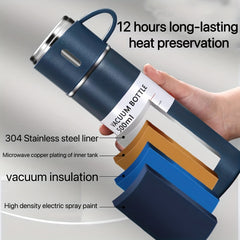 Stainless Steel Thermal Cup Set Insulated Water Bottle for Cycling