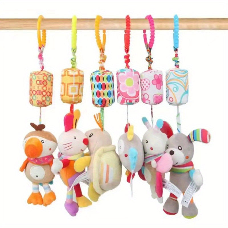 Children's Bed Rattles Wind Chimes Toy Baby Stroller Pendant Plush Doll Gift