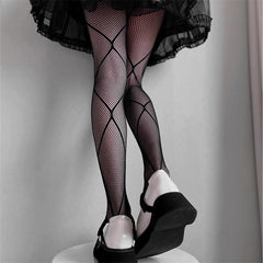 Women's Patterned Nylon Stockings