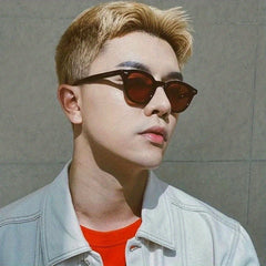 Small Round Frame Sunglasses Casual Mixed PC Sunglasses
