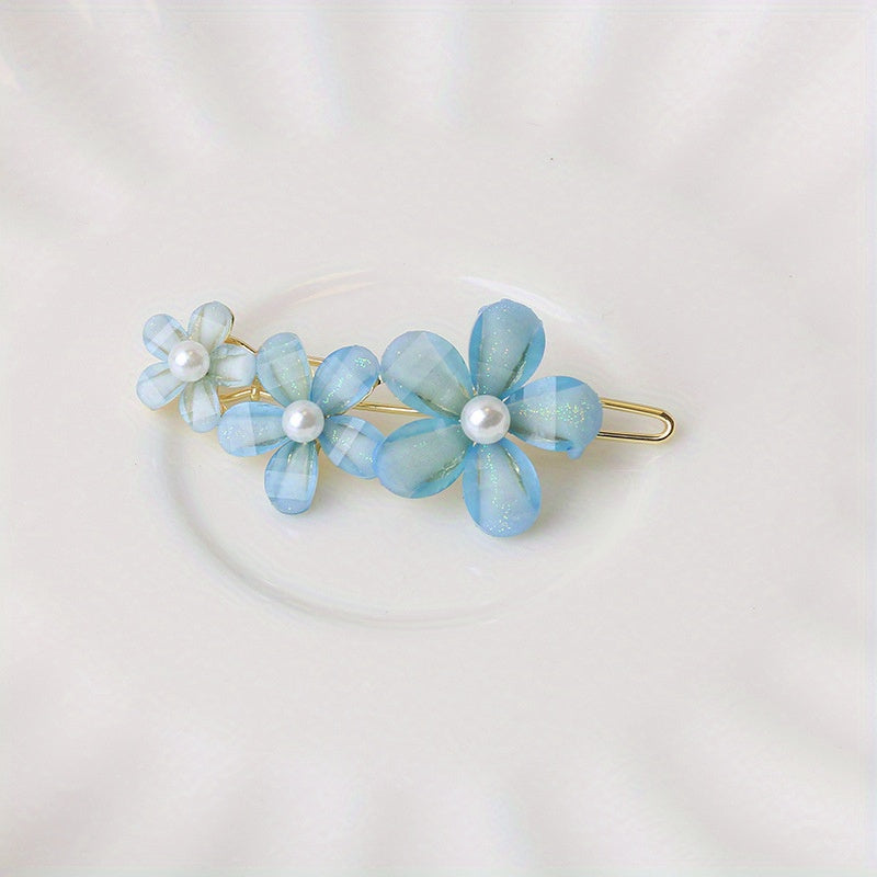 Flower Bobby Pin Back Head Clip Side Clip Bangs Clip Hair Accessories