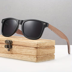 Wooden Polarized Sunglasses for Outdoor Sports Running Cycling