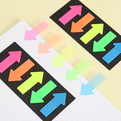 Arrow Shape Index Sticker Transparent Sticky Note Fluorescent