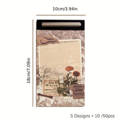 Double Sided Tear Off Paper Notebook Rhodes Notes Series Retro Journal