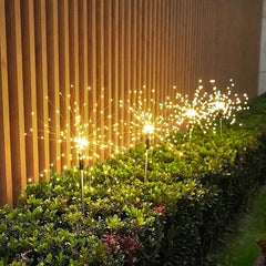 Solar Fireworks Lights for Year & Christmas Decorations