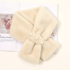 Soft Pearl Knit Scarf