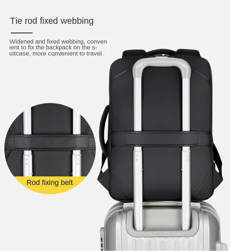15.6 Inch Laptop Backpack Men School Business Notebook Mochila Waterproof