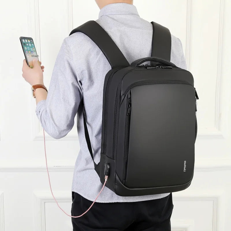 15.6 Inch Laptop Backpack Men School Business Notebook Mochila Waterproof