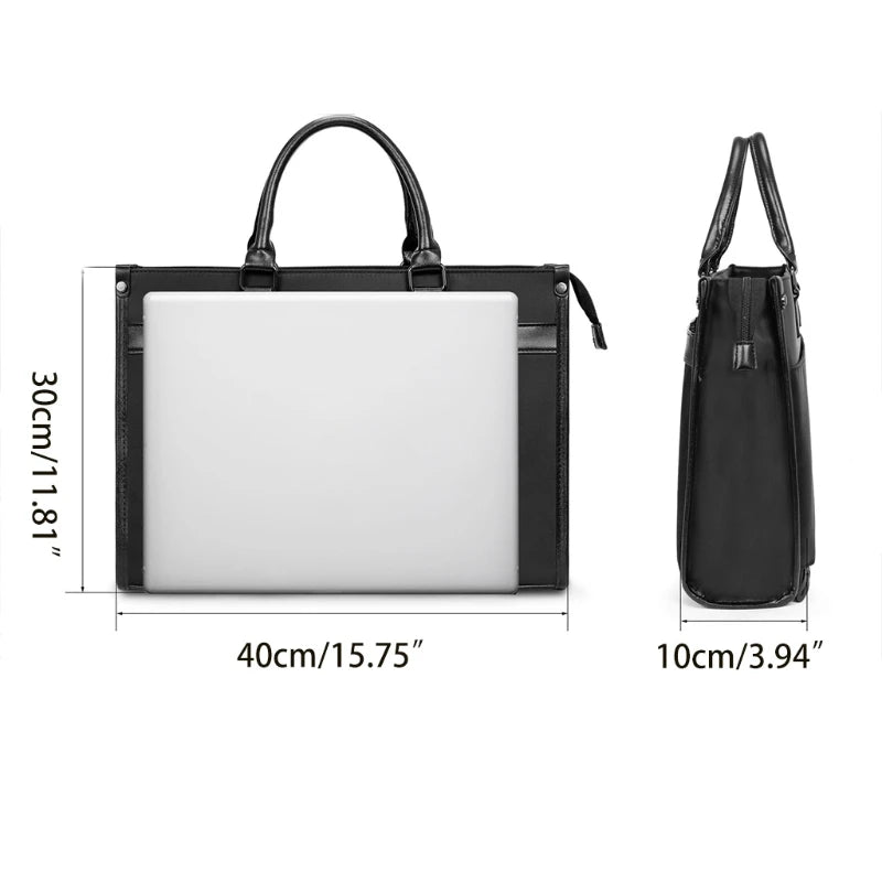 15.6 Inch Laptop Bag Business Briefcase Men Women Travel Notebook Case