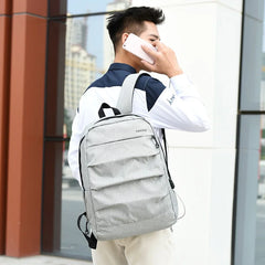 15 Inch Laptop Backpack USB Charging Anti Theft Backpack Waterproof School Bag