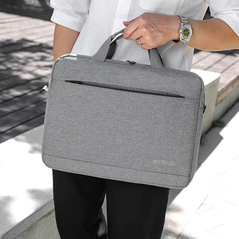 15'' Nylon Laptop Bag Business Men's Crossbody Handbag Multifunction