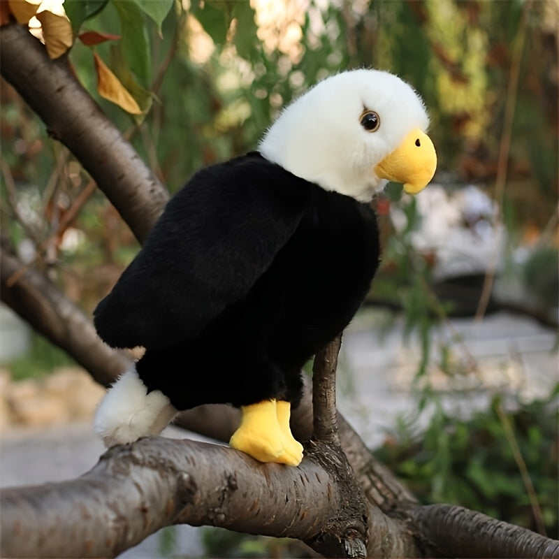 Realistic Bald Eagle Owl Plush Toy Stuffed Animal Home Decor