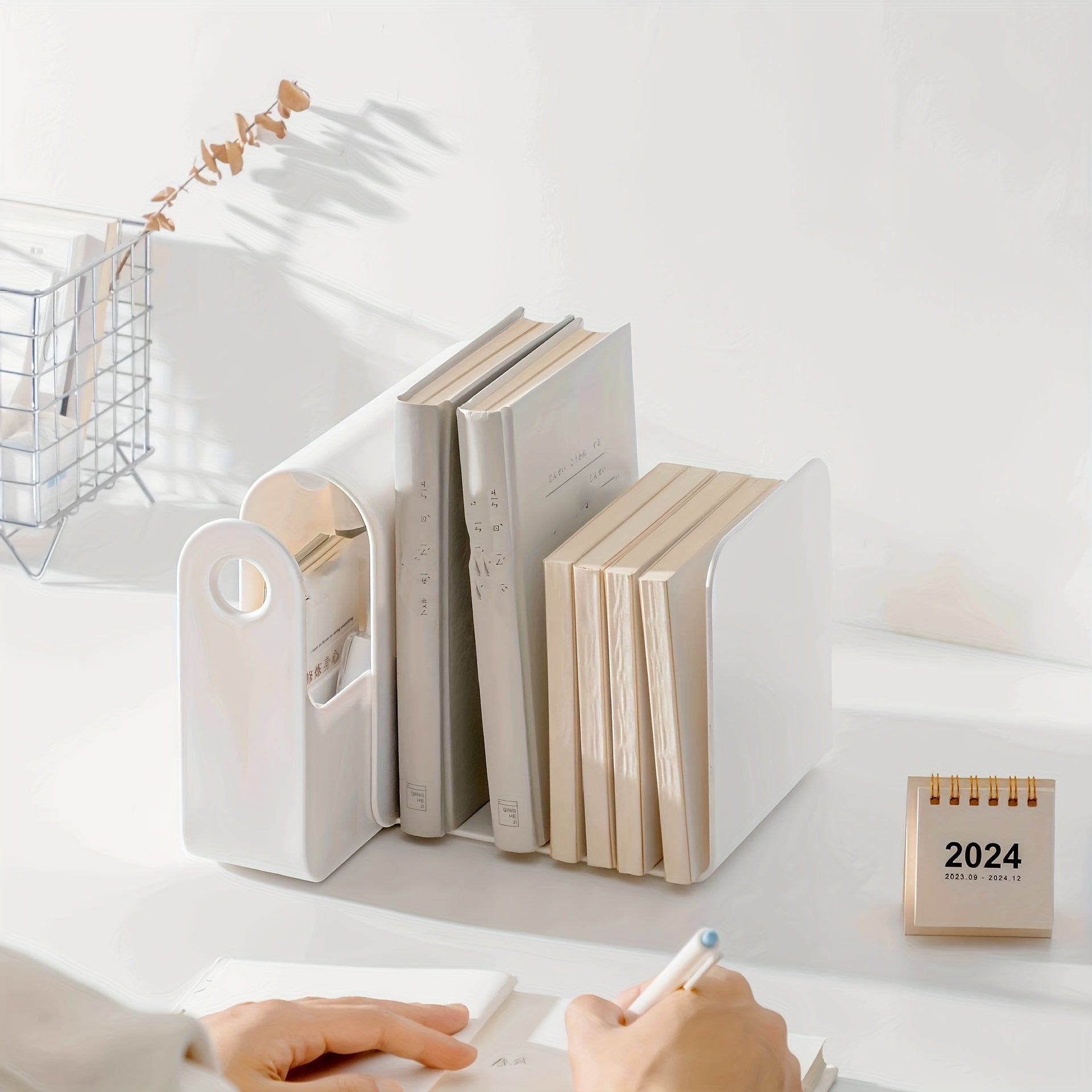 Desktop Storage Box Office Folder Sorting Box Student Dormitory Book Stand