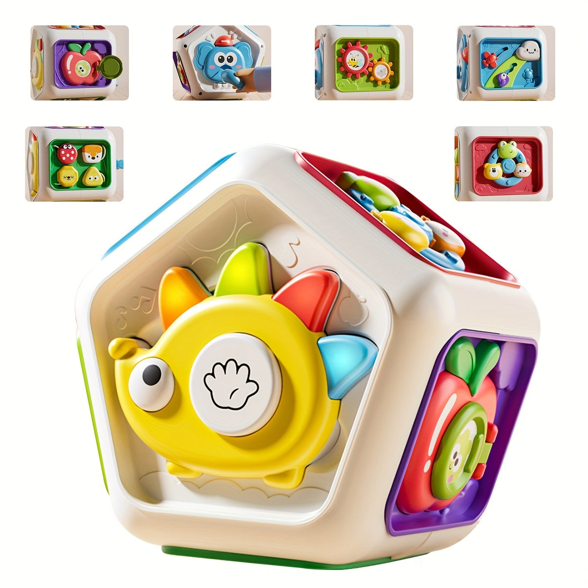 Baby Activity Cube Sensory Busy Cube for Toddlers 1st Birthday