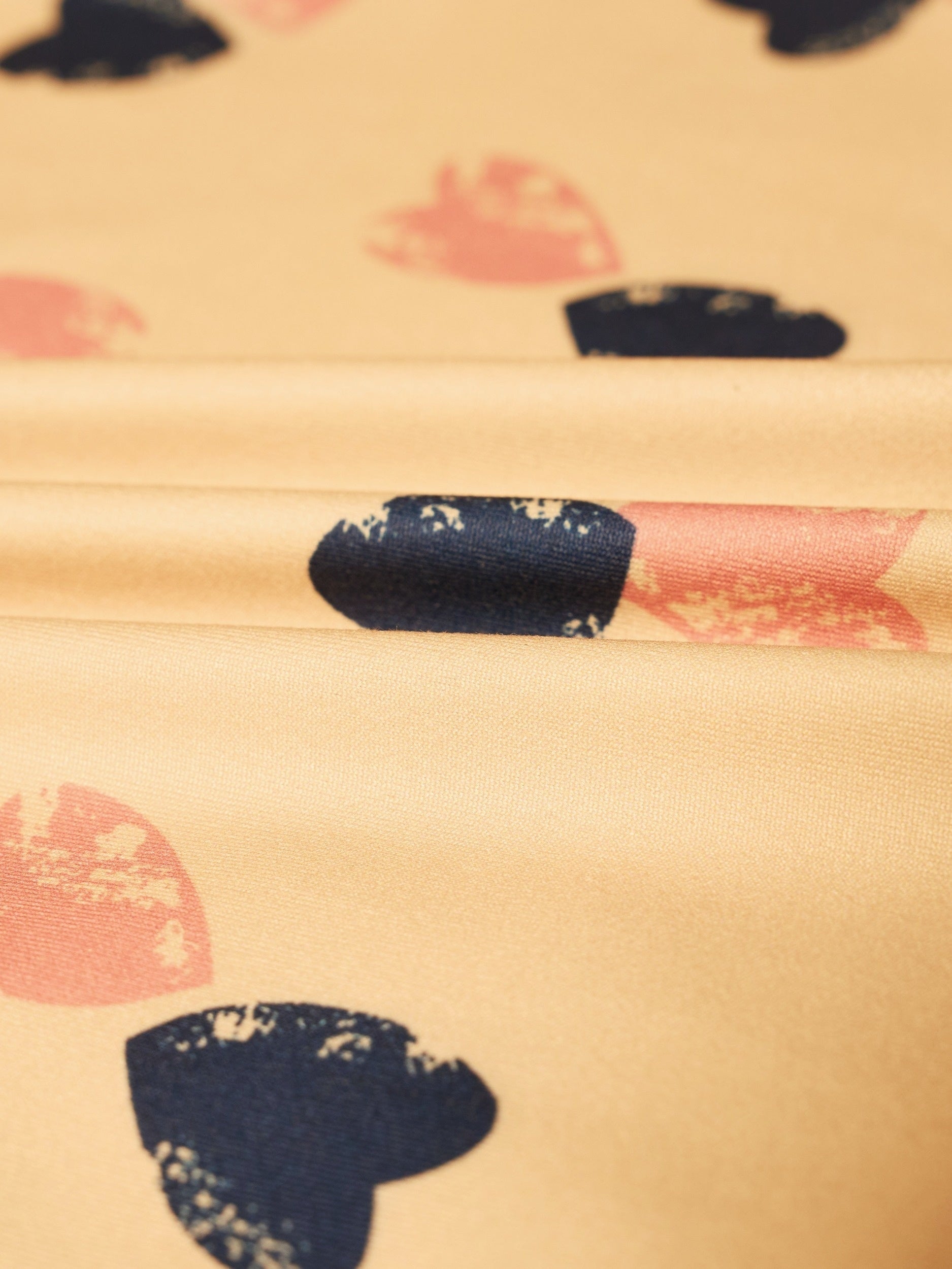  Heart Print Elastic Waist Loungewear Pants