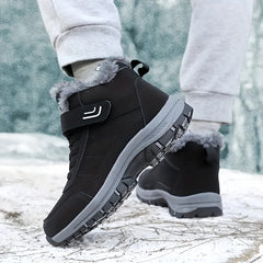 Thermal Non Slip Tactical Hiking Shoes Fastener Ankle Boots
