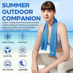 Cooling Sports Towel Soft Breathable Microfiber Towel for Yoga