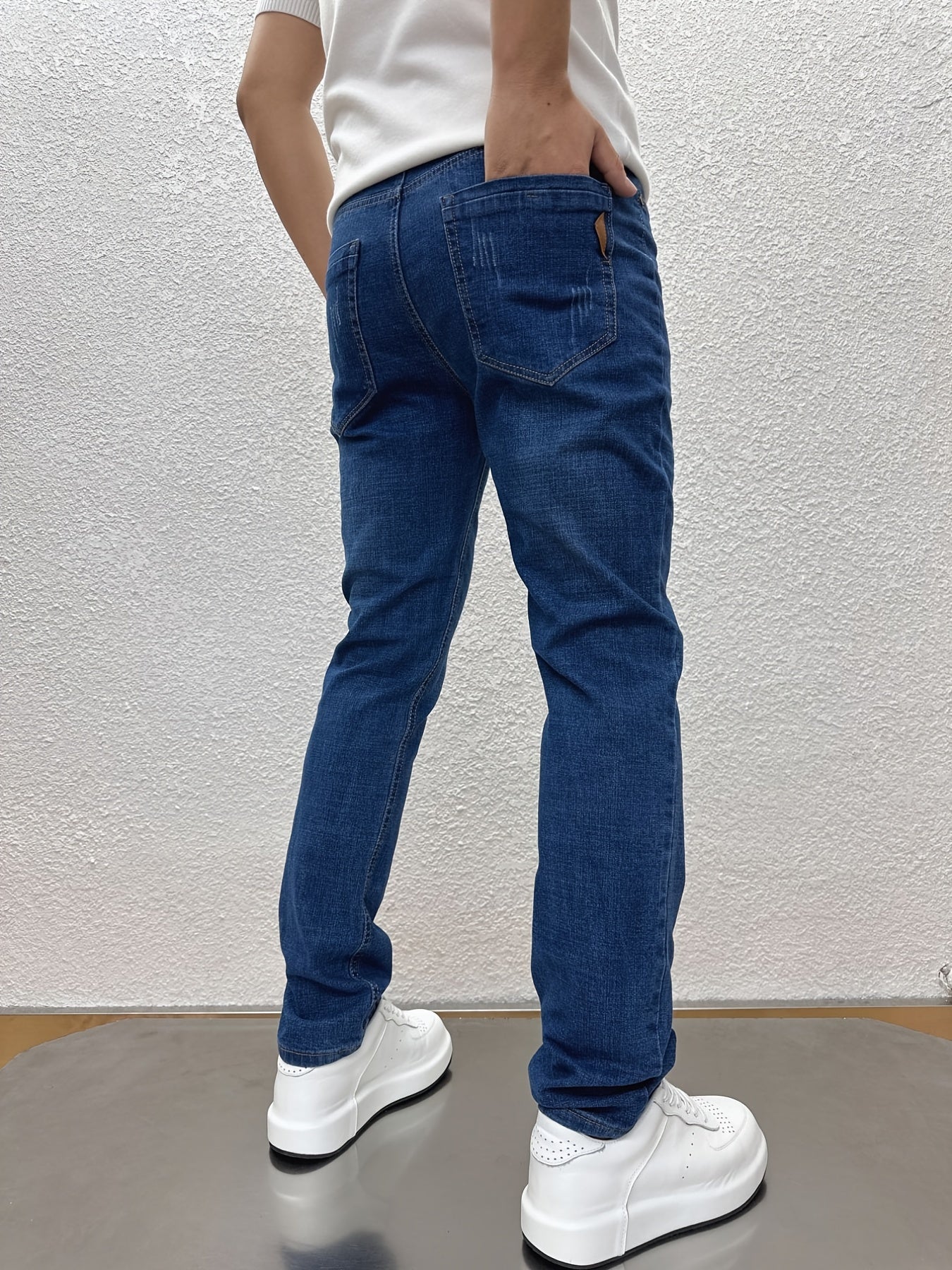 Men's Casual Straight Stretch Jeans
