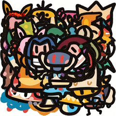 100pcs Monster Vinyl Stickers Vibrant Self Adhesive Mixed Colors
