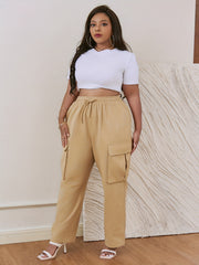  Y2K Cargo Pants Women's Loose Drawstring Cargo Pants