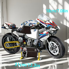 Creative Motorcycle Building Blocks Toy Construction Puzzle ABS Material