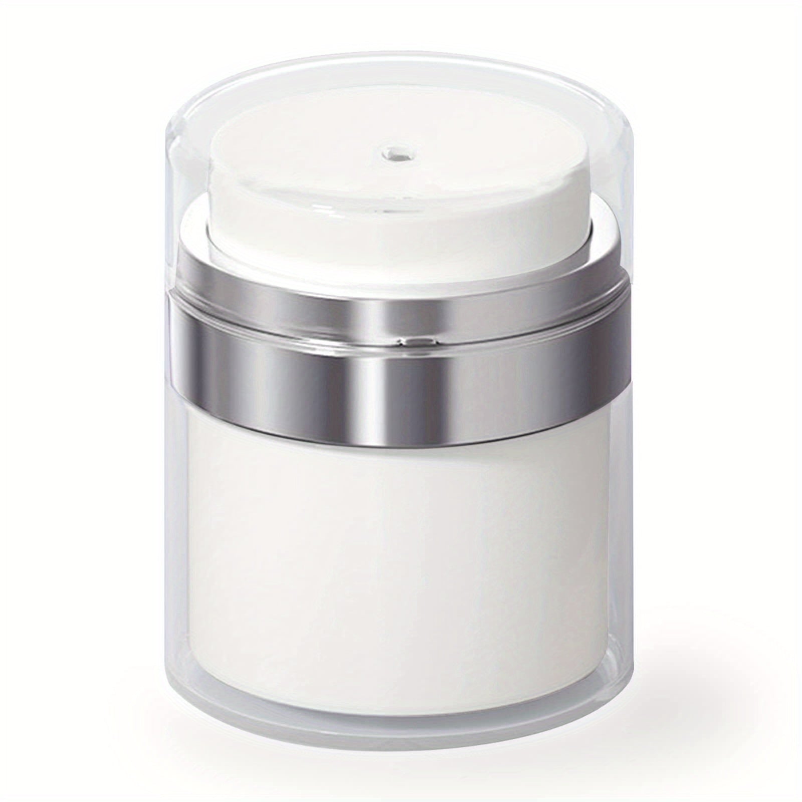 Refillable Airless Pump Jars for Lotions and Creams