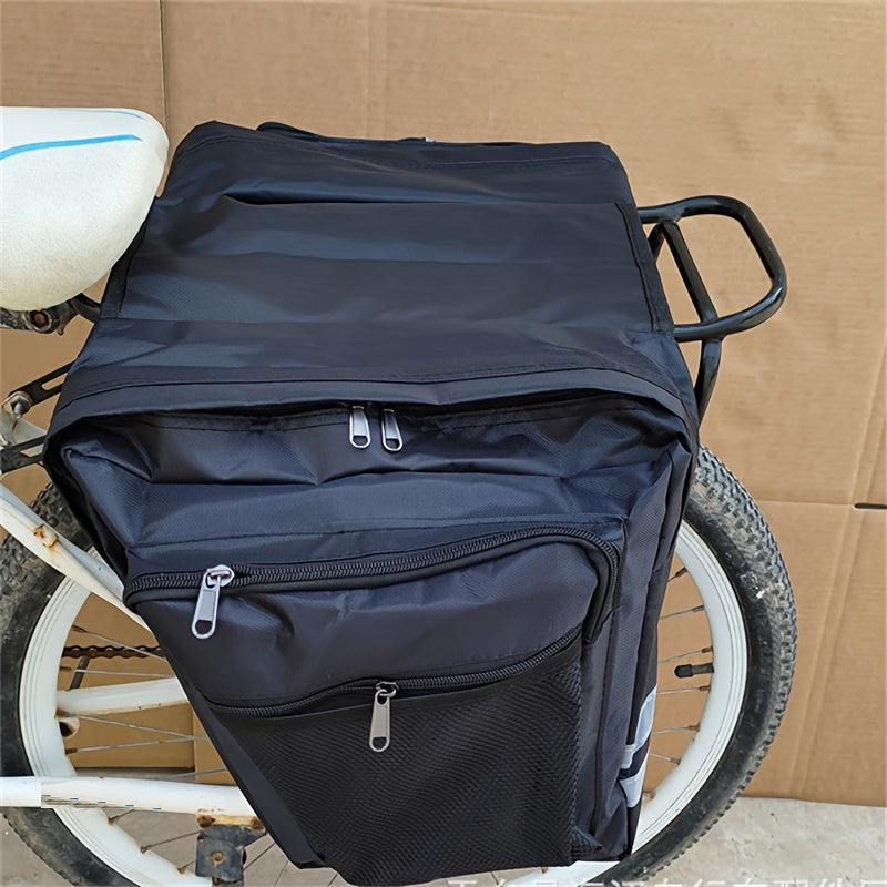 MTB Saddle Bag Rear Rack Luggage Double Seat Bag for Outdoor Cycling