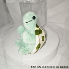 Sea Turtle Doll with Expressive Eyes & Fluffy Shell Soft Stuffed Animal
