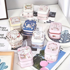 Christmas Rabbit Candy Box Tin Case Wedding