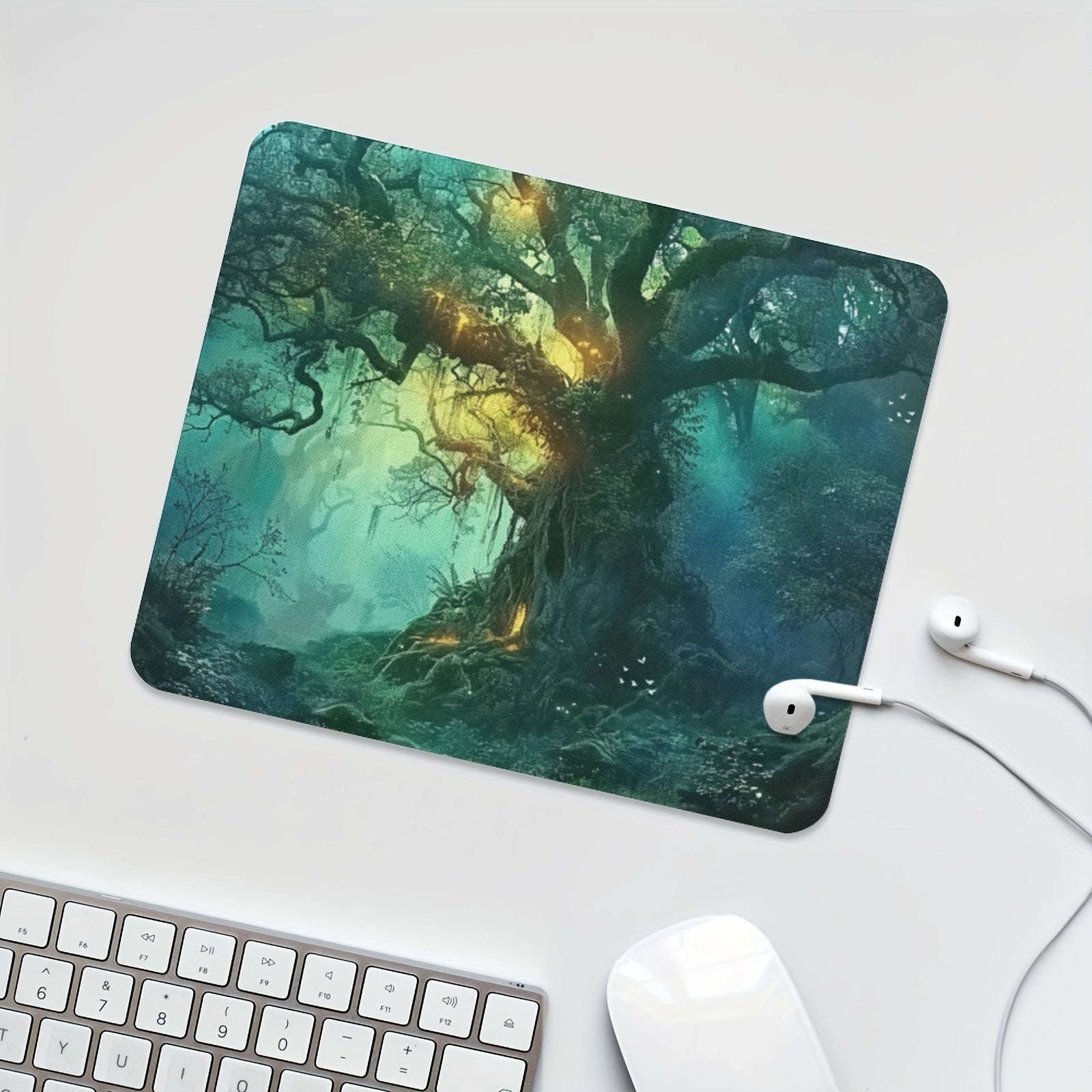 Fluorescent Tree E sport Mouse Pad HD Mouse Pad Rubber Anti Slip