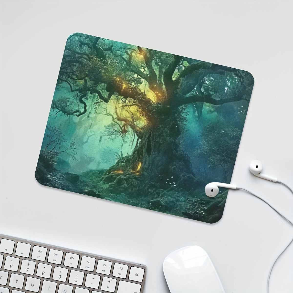 Fluorescent Tree E sport Mouse Pad HD Mouse Pad Rubber Anti Slip