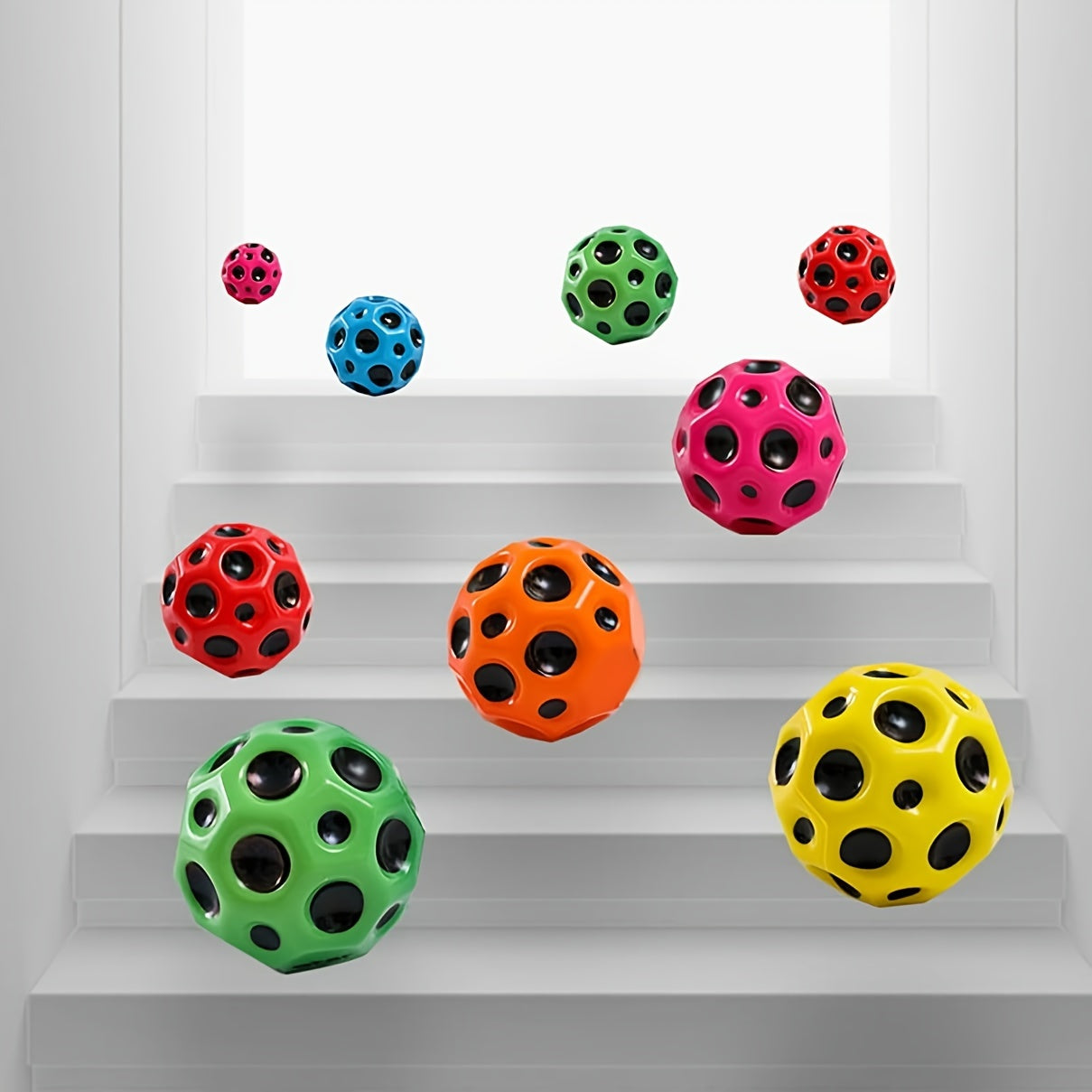 2pcs Venting Decompressing Elastic Balls for Birthday Christmas