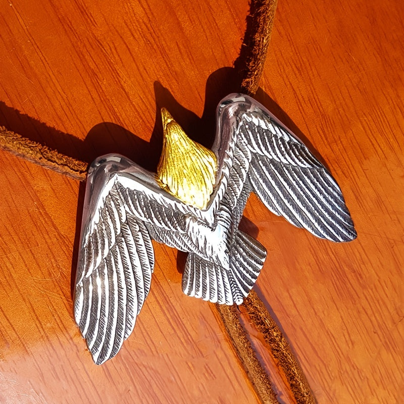 Skull Bolo Tie Titanium Steel Gothic Necktie