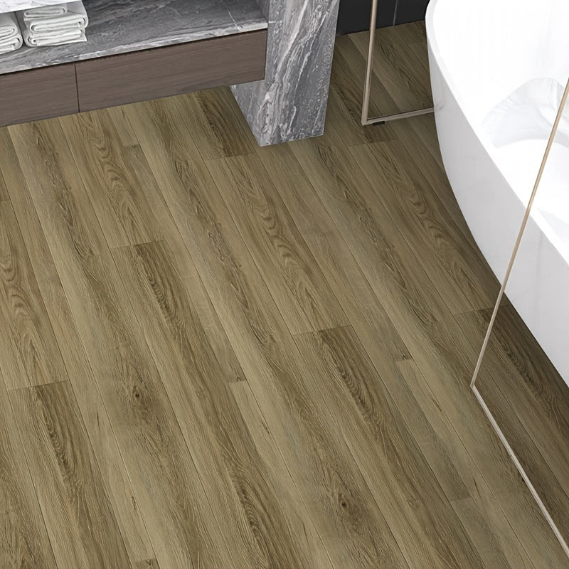 Brown Wood Grain Floor Stickers - Non-slip Waterproof Self-adhesive