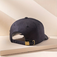 Horns Baseball Cap Hip Hop Ring Brooch Decor Unisex Sun Hat Adjustable Dad Hat