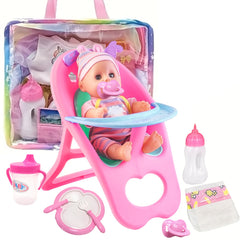 11-Piece Doll Party Game Set for Kids Aged 3+