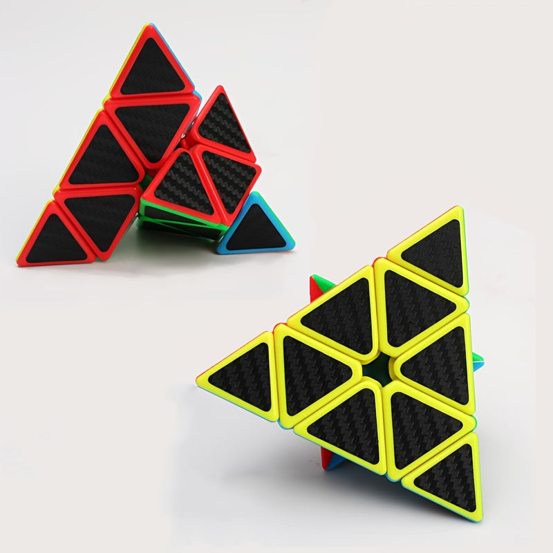 ABS Carbon Fiber Pyramid Puzzle Stress Relief Toy