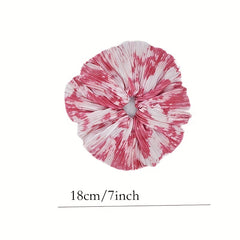 Large Tie Dye Scrunchies Hair Rope Ponytail Holder Accessories