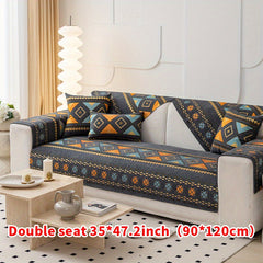 Bohemian Sofa Slipcover Non-slip Couch Cover Universal Furniture Protection