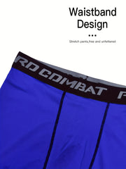Men's 5pcs High Stretch Leggings Quick Dry Sports Compression Pants