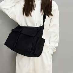 Canvas Crossbody Bag Casual Travel Daily Shoulder Messenger Bag