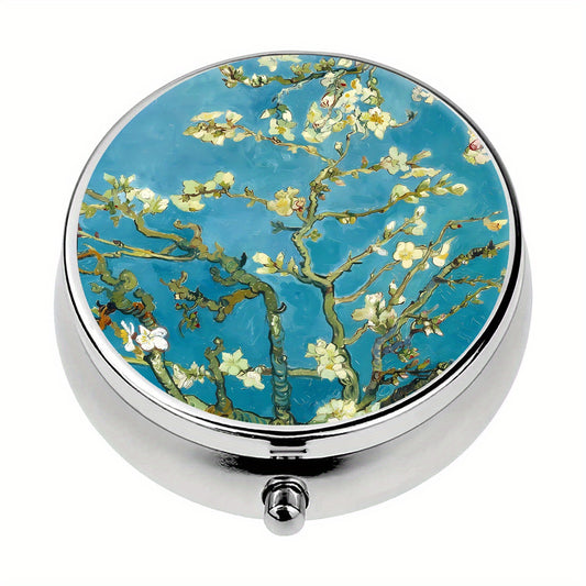 Polygala Pill Box 3 Compartment Portable Medicine Organizer Travel Pill Case