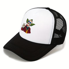 Men's Mesh Breathable Baseball Cap Outdoor Sunshade Cartoon Print Hat