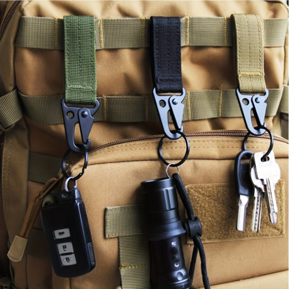 Nylon Webbing Hanging Buckle Eagle Mouth Keychain
